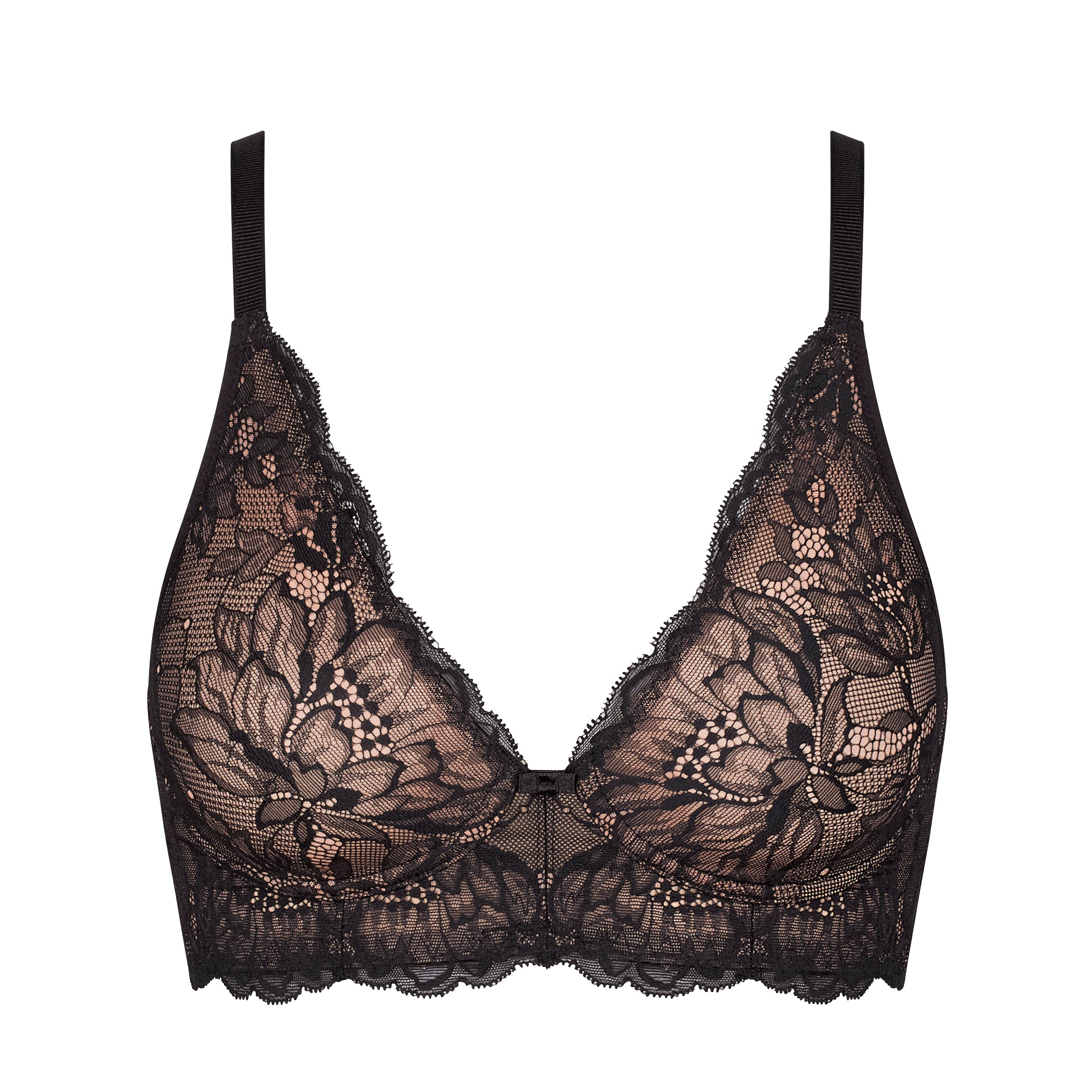 Triumph Amourette Charm N03 BH uden bøjle, sort - 10210687 - 0004 - Black