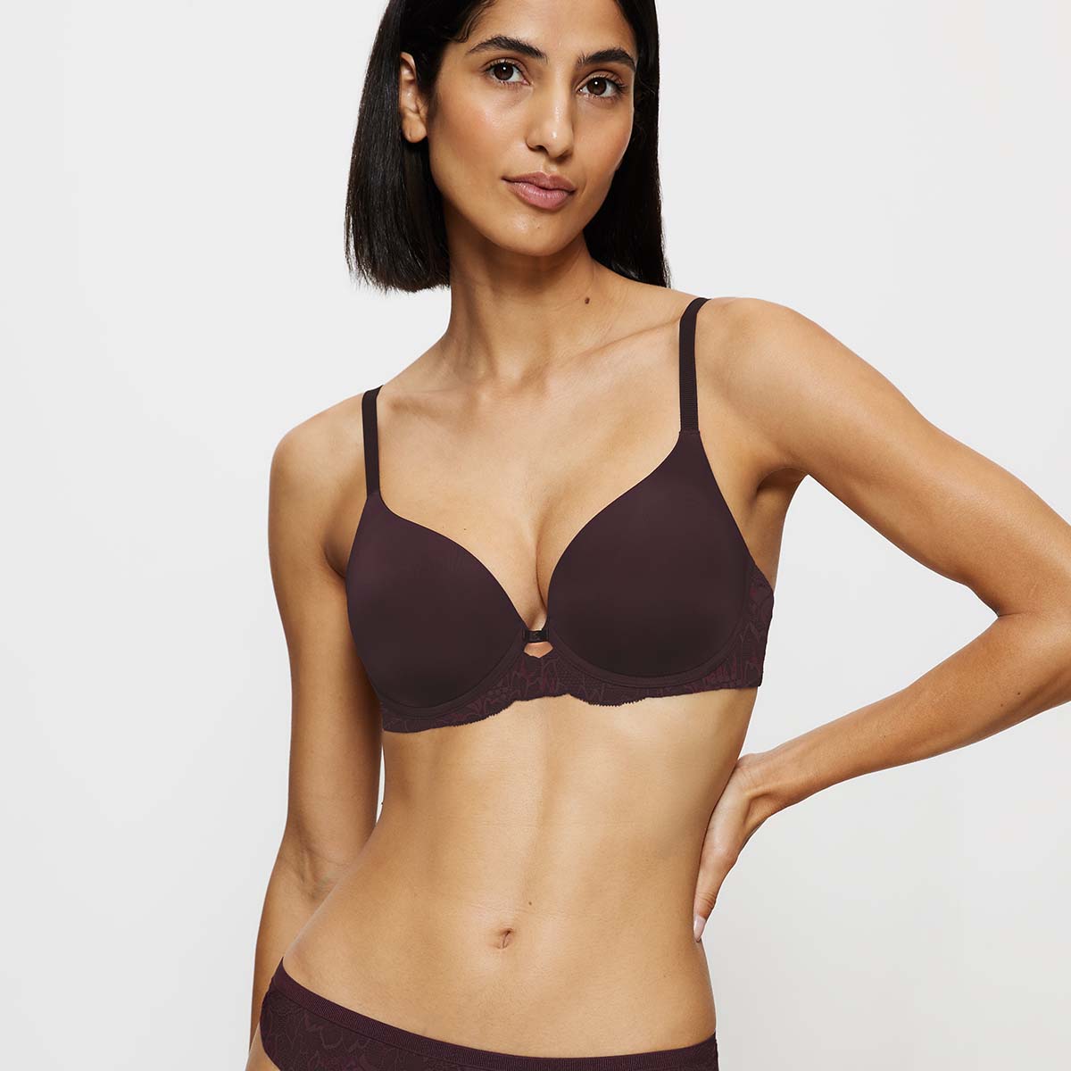Triumph Amourette Charm T WHP01 BH med bøjle, rød - 10214459 - 00EG - Burgundy