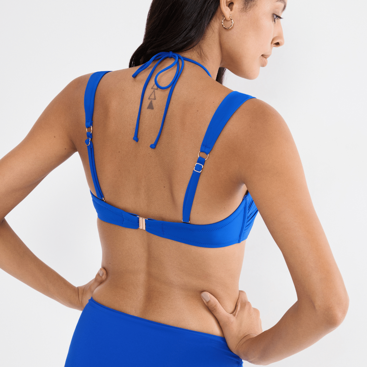 Triumph Summer Twist DP bikini top uden bøjle, blå - 10222253 - 7446 - Racing Blue