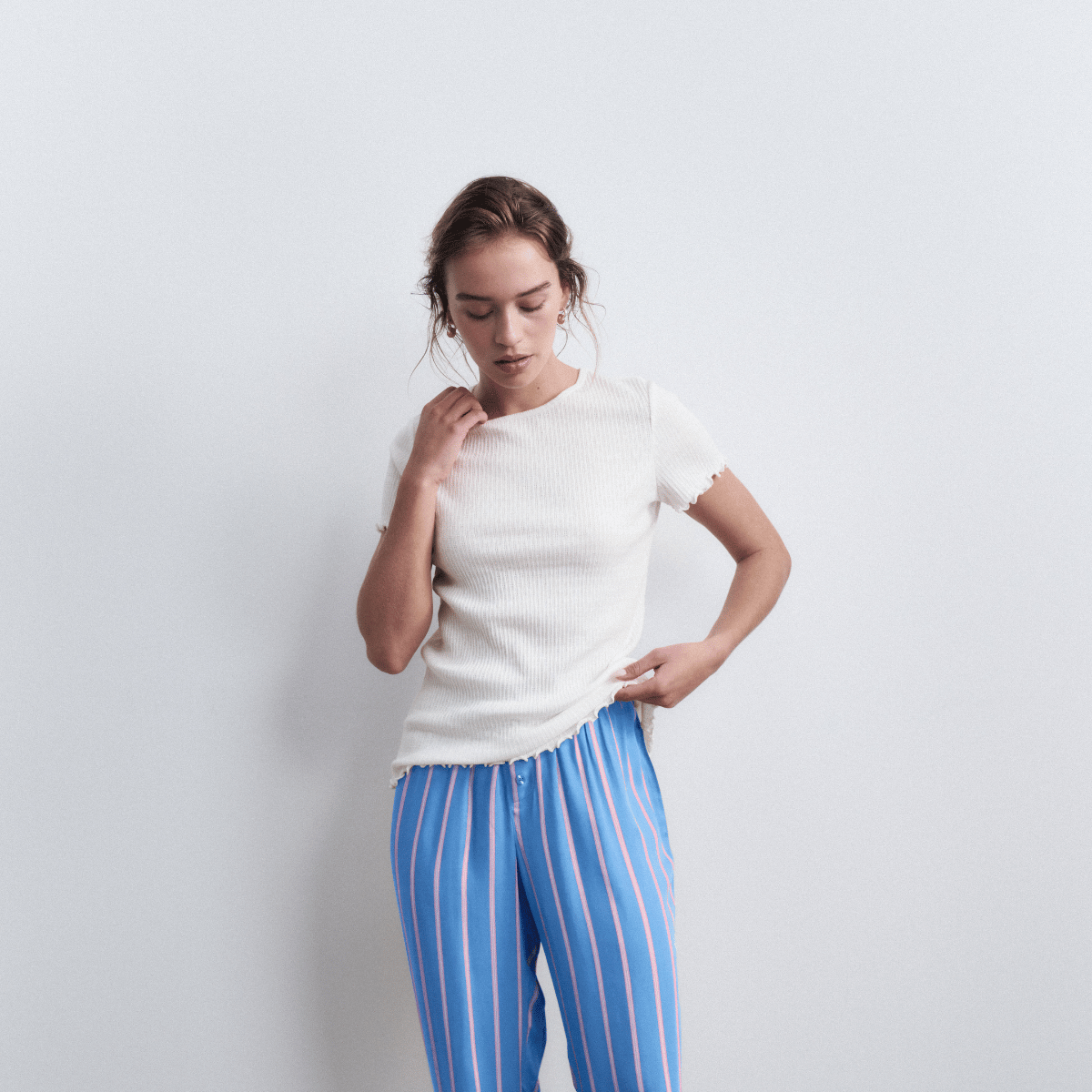 Triumph Mix & Match t-shirt, hvid - 10227214 - 00GZ - Silk White