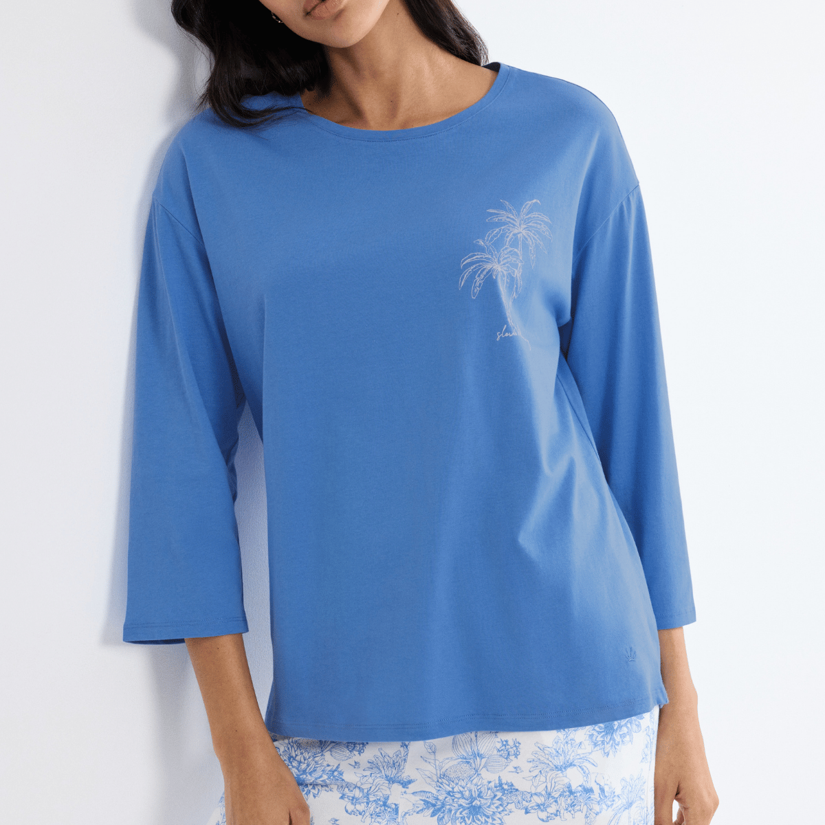 Triumph Mix & Match top, blå - 10227339 - 005J - Ciel