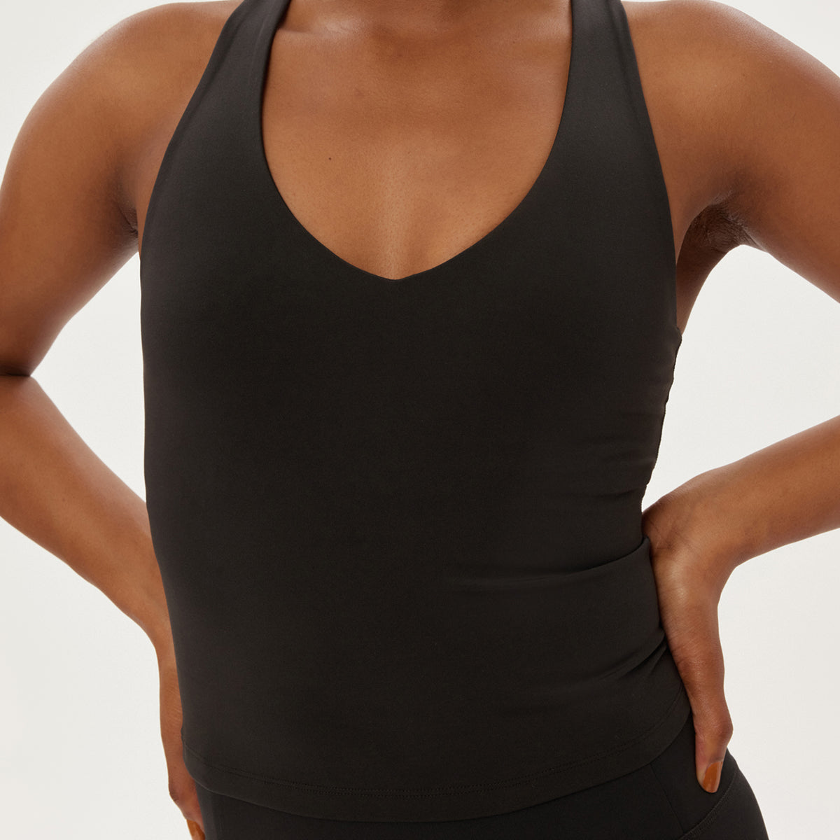 Girlfriend Collective Float Zoe tank top, sort - 1024 - BLACK - Black