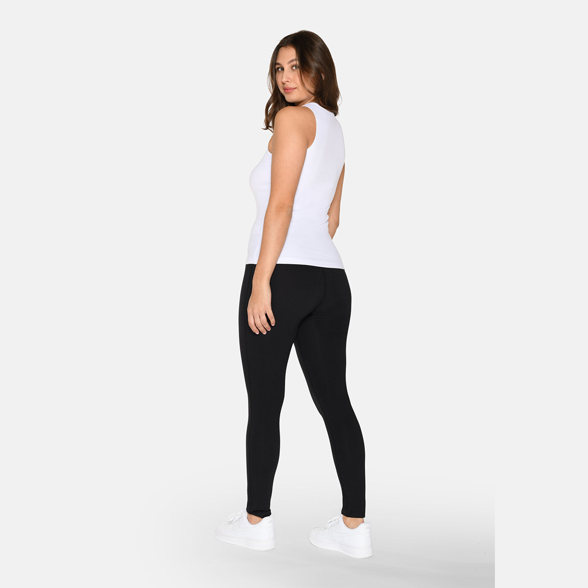 Urban Quest Bamboo Rib Tank - White - 15070-WHITE