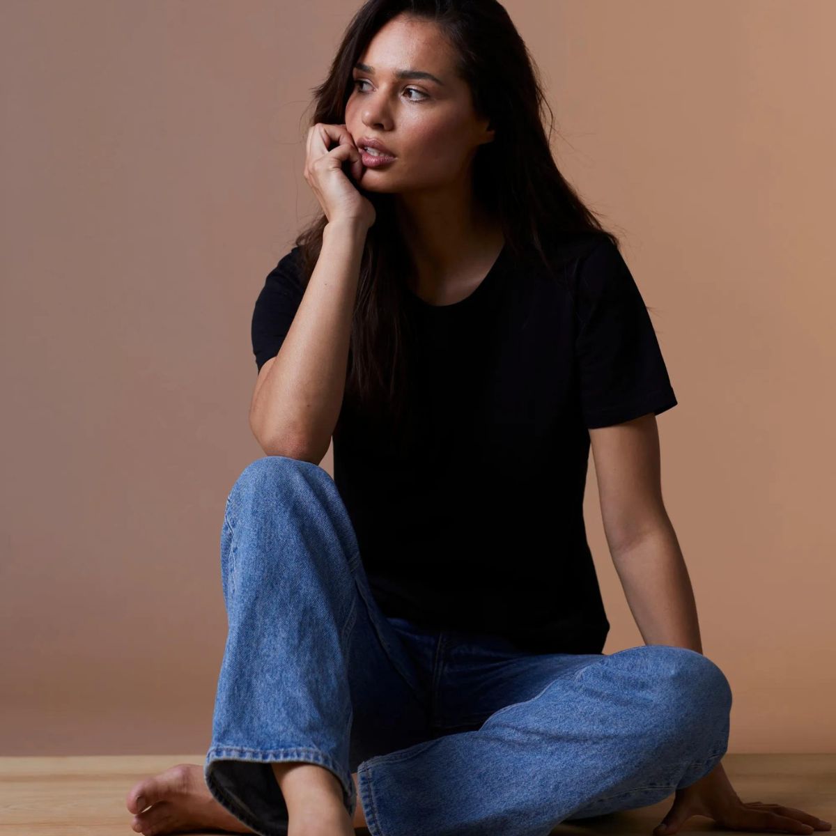 Norvig Ladies O-Neck - Black - 1550-SORT