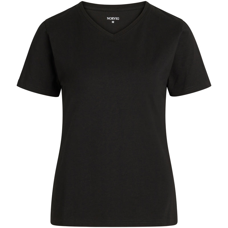 Norvig Ladies V-Neck - Black - 1552-SORT