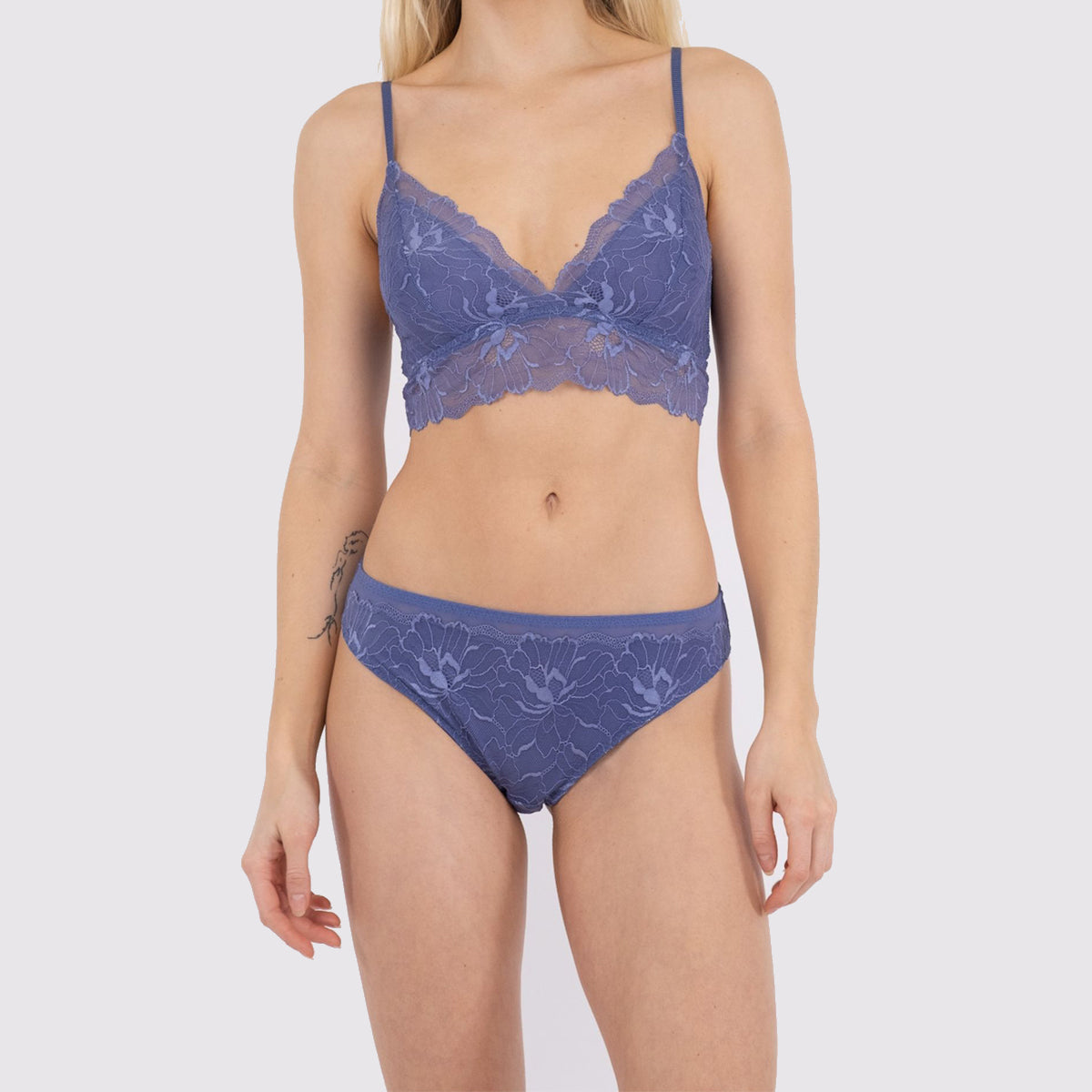 Neo Noir Skin Clementine bralette BH, blå - 160342 - 142 - Dusty Blue