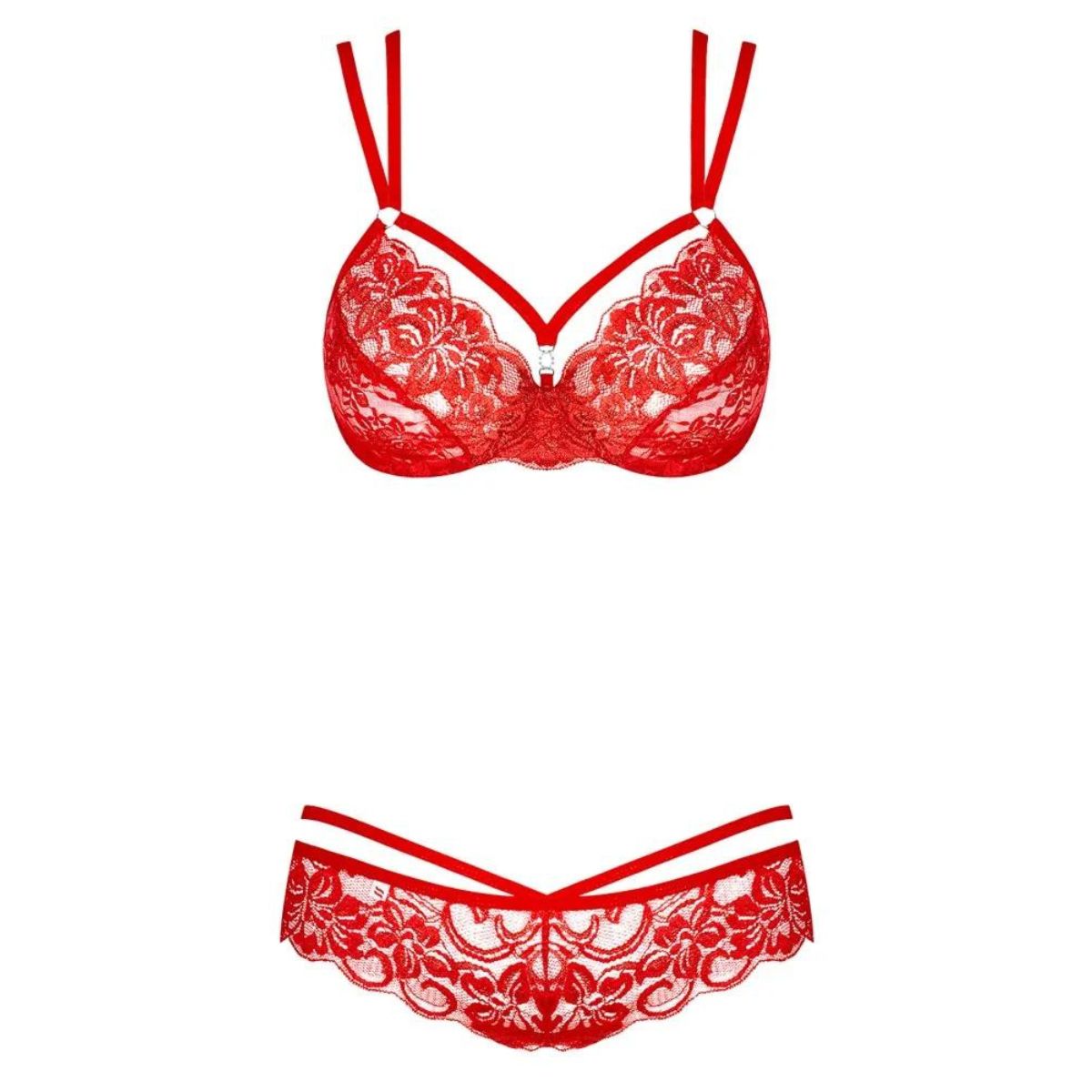 Obsessive Blonde Set - Red - 22137373111-31