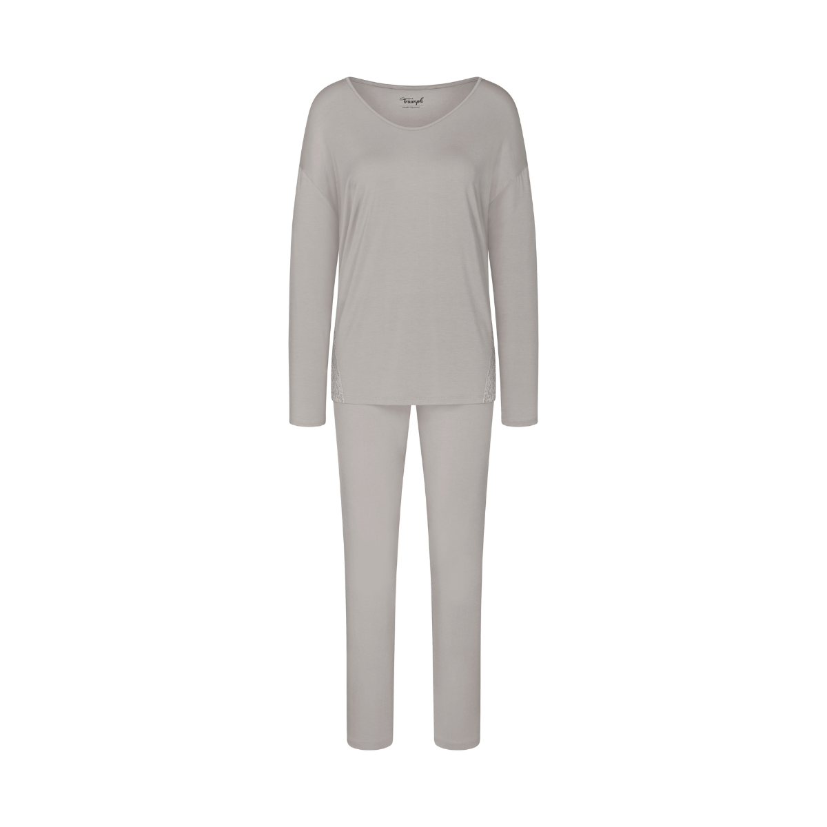 Triumph Timeless Sensuality pyjamas, grå - 10221061 - 7816 - Silent Grey