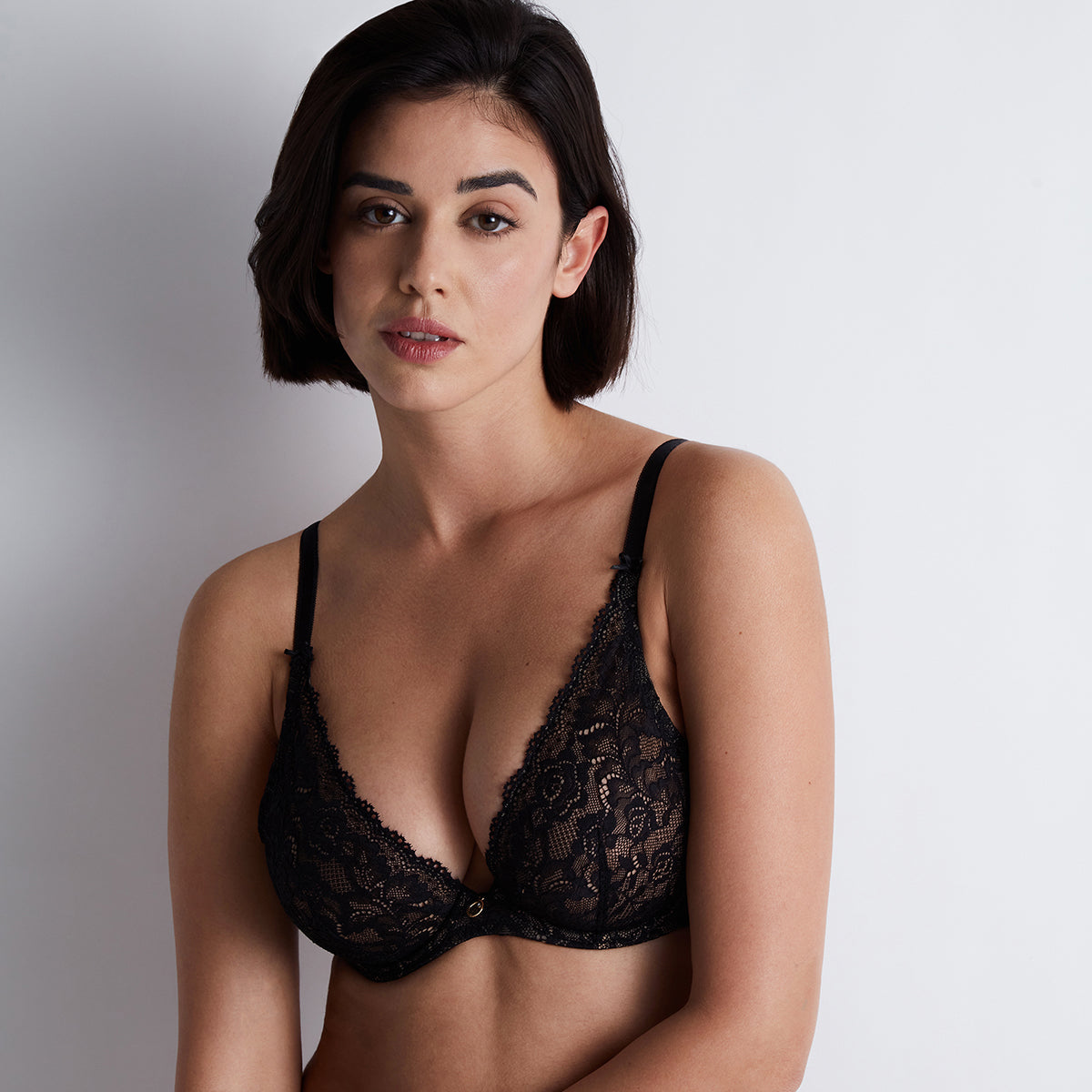 Aubade Rosessence trekant BH, sort - 2KF12 - BLAK - Black