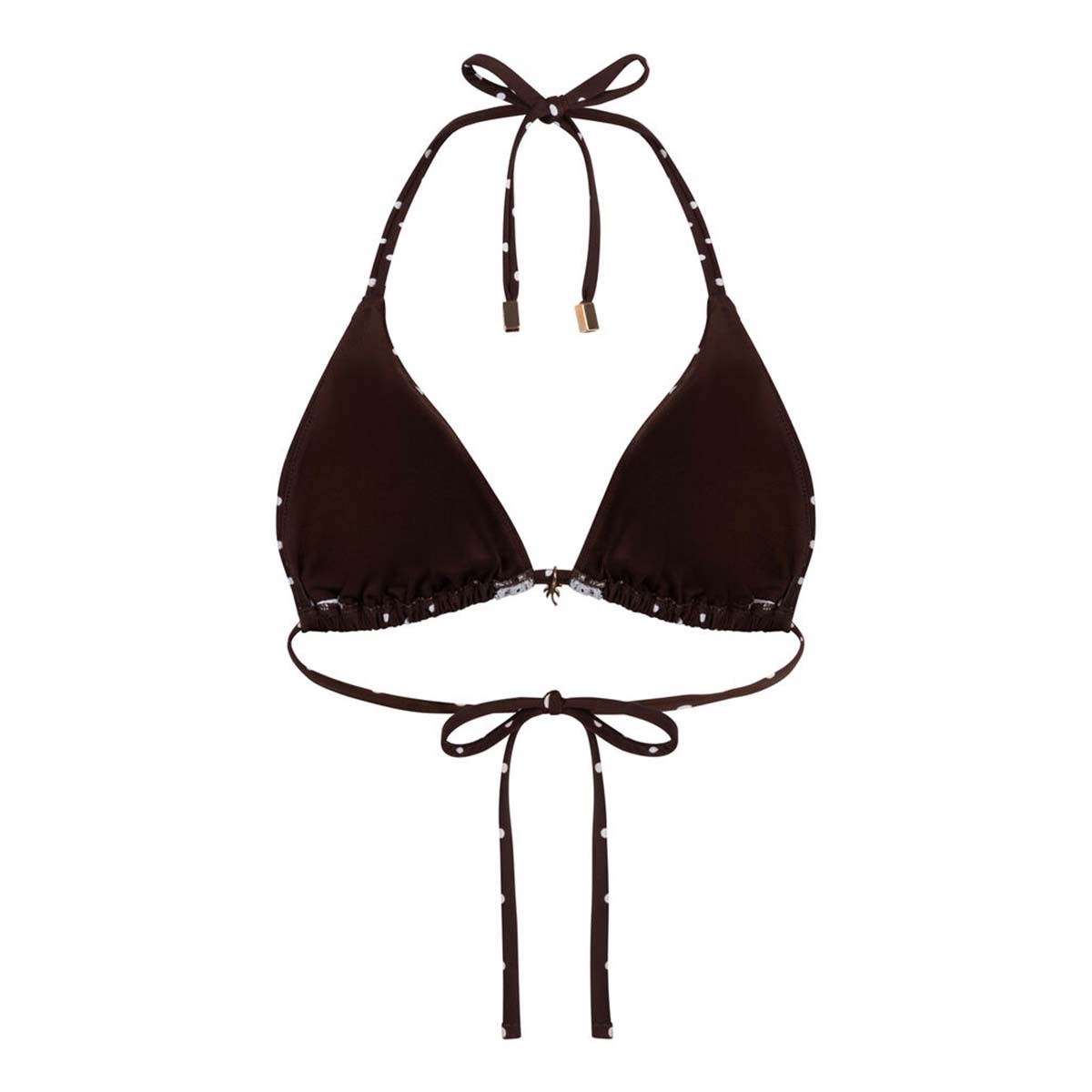 Hunkemöller Algarve bikini top uden bøjle, brun - 305902 - CHICORY COFFEE - Chicory Coffee