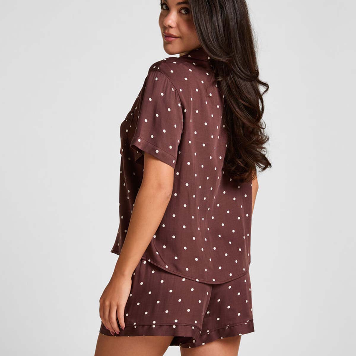Hunkemöller shorts, brun - 306100 - Deep Mahogany - Deep Mahogany