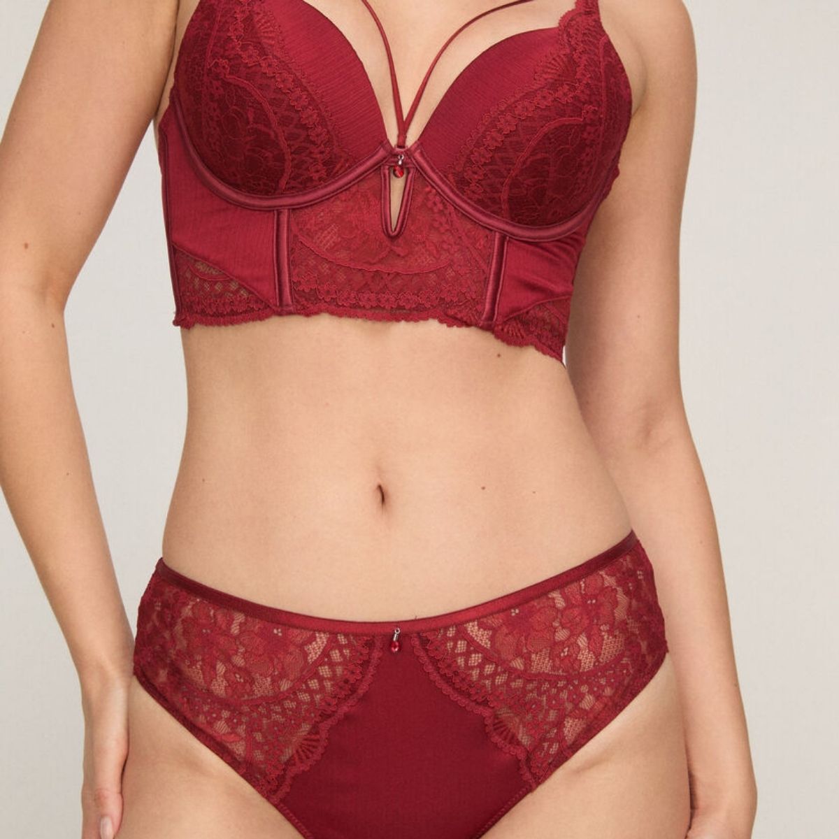 Hunkemöller Tosca push-up BH, rød - 306547 - red - Red
