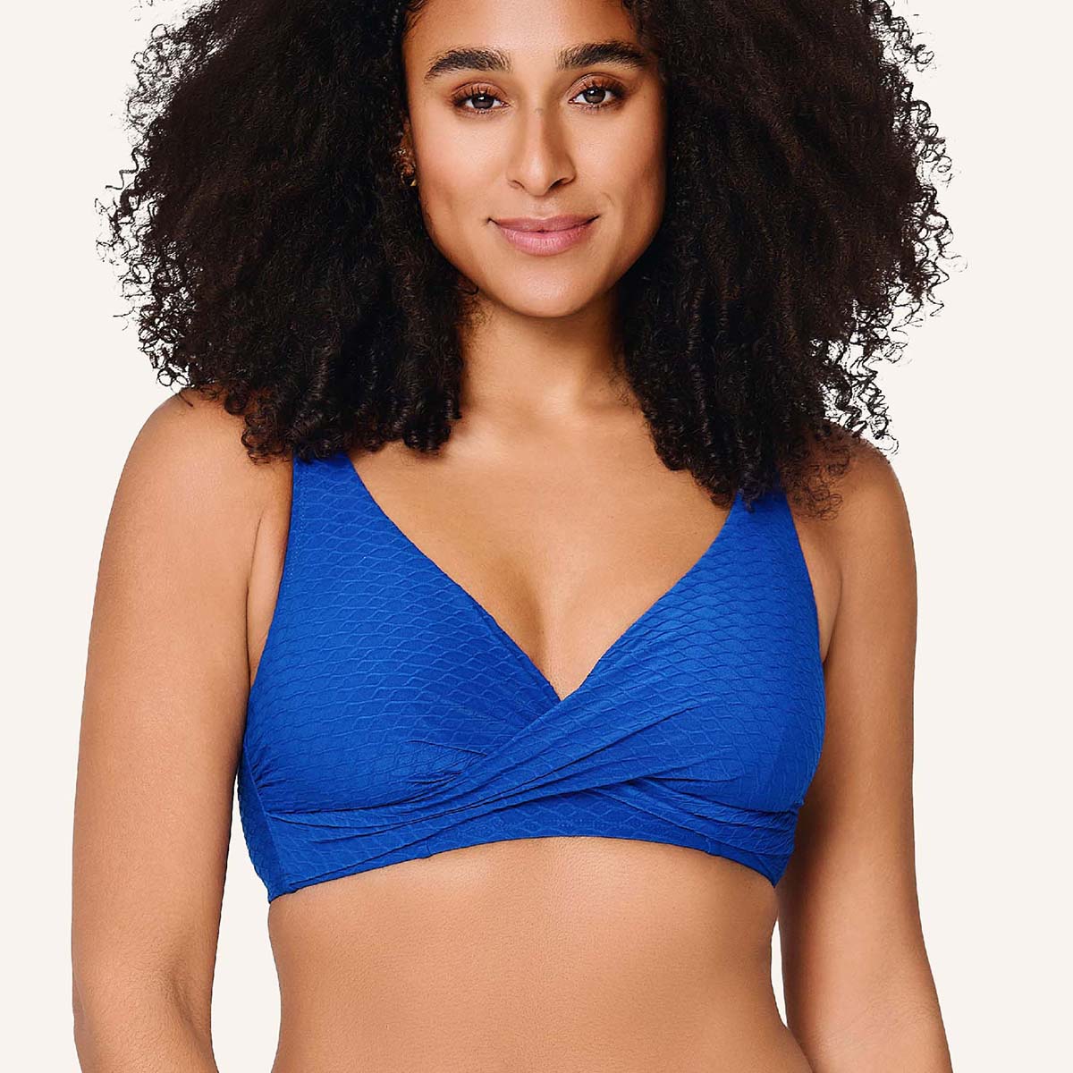 LingaDore Blue Crush bikini top med bøjle, blå - 8215A-1 - 09 - Blue