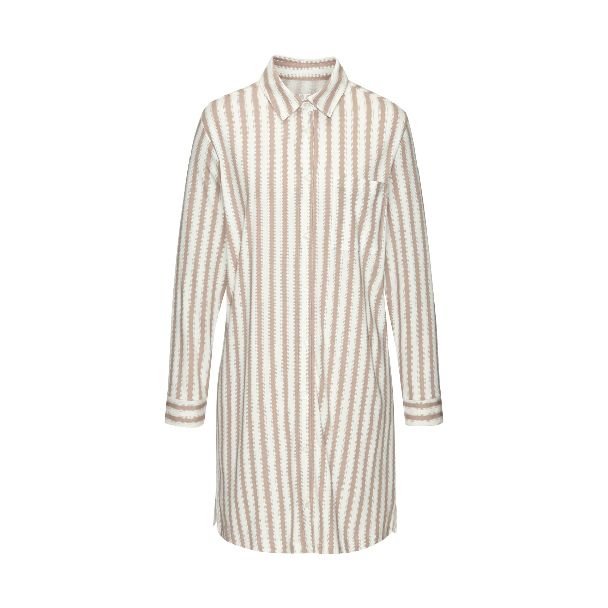Lascana Vivance Dreams natskjorte, multi - BA-65-54 - brown stripe - Brown Stripe
