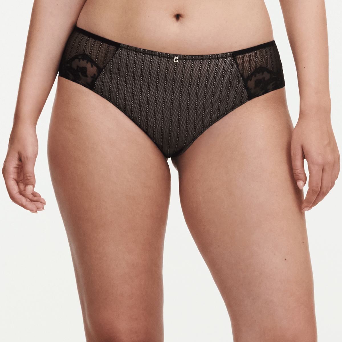 Chantelle Cabaret Sauvage hipster trusse, sort - C13YB0 - 011 - Black