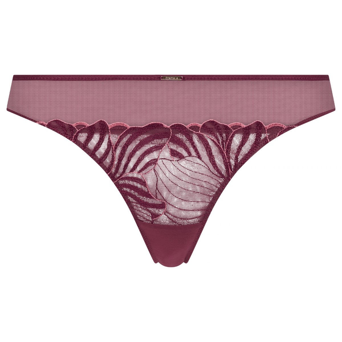 Chantelle Legend tanga trusse, rød - C15YG0 - B02 - Sienna/Guava