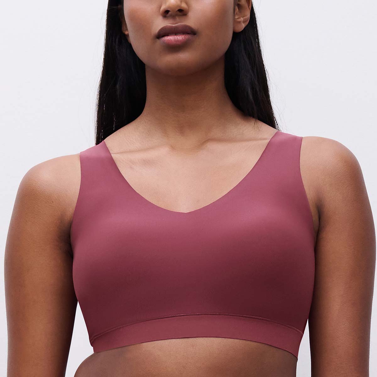 Chantelle SoftStretch BH top, rød - C16A10 - 0K7 - Sienna