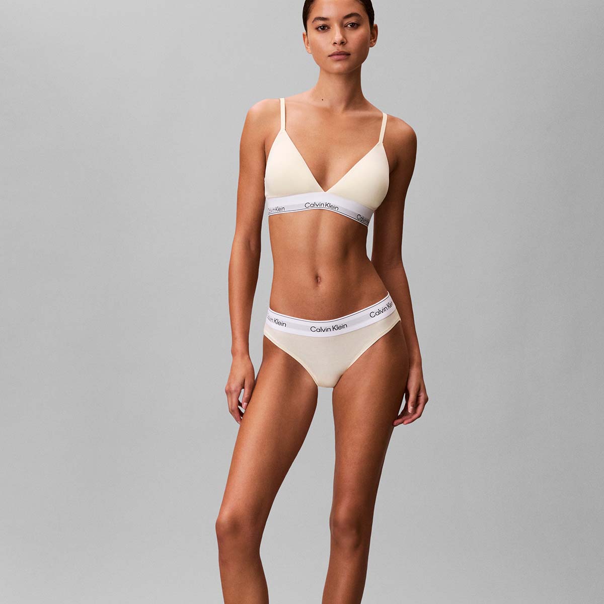 Calvin Klein Icon tai trusse, gul - LV00QF8520 - ZRK - Pear Sorbet