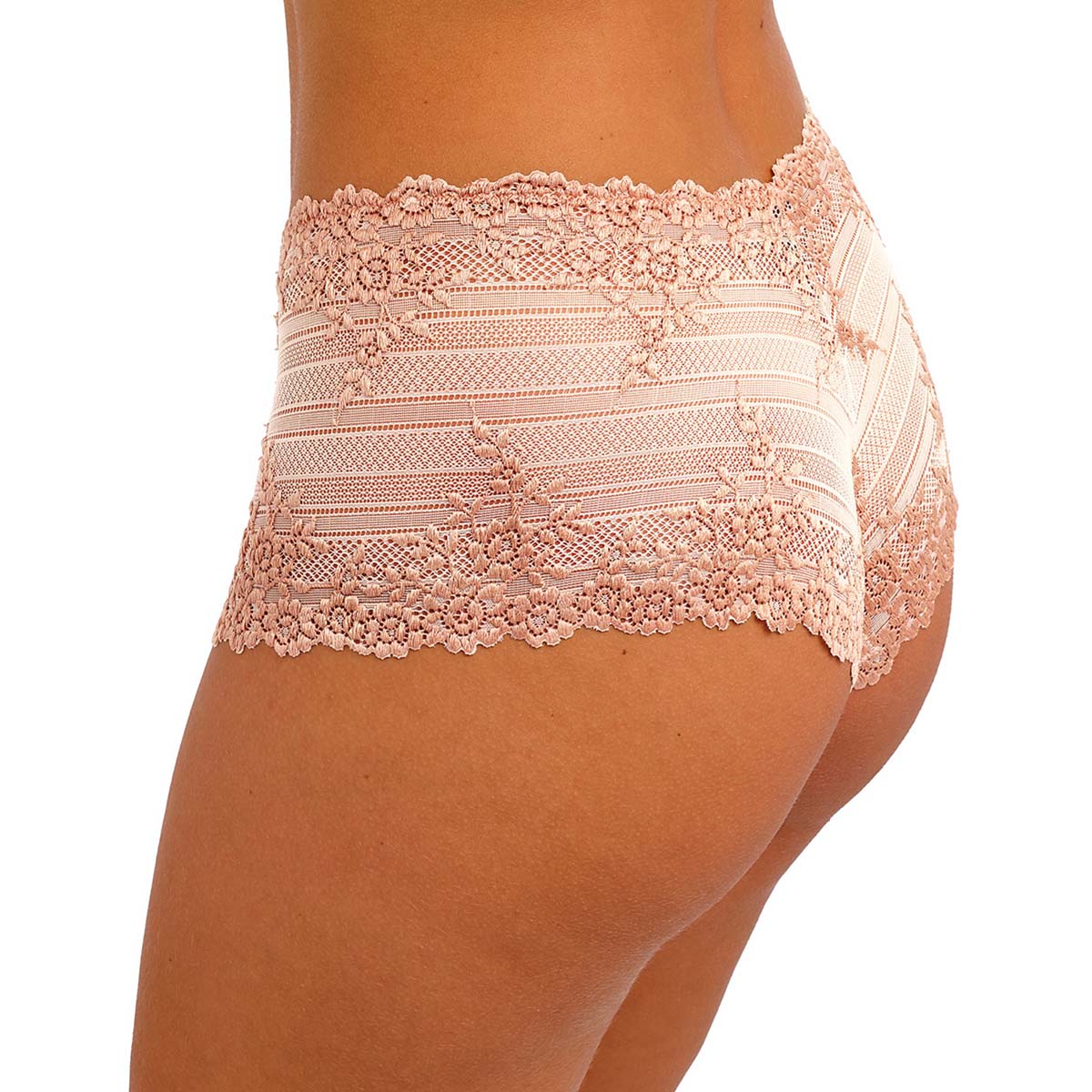 Wacoal Embrace Lace hipster trusse, lyserød - WA067491 - 688 - Angel Wing/Rose Dust