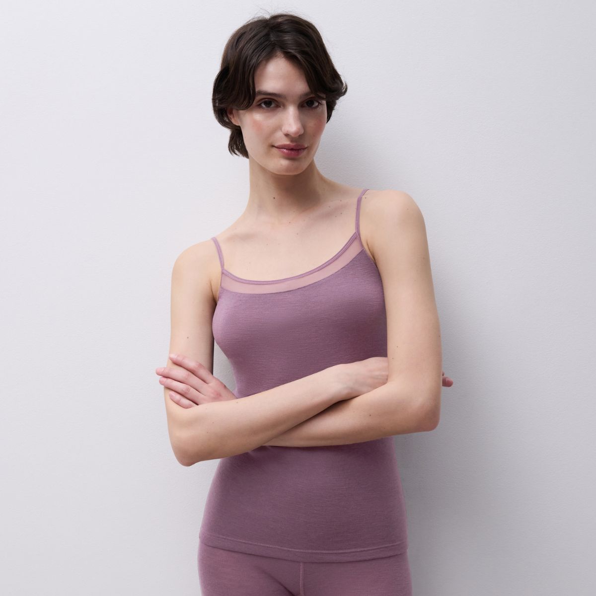 Femilet Juliana uldtop, lilla - FN1581 - 05C - Hyacinth