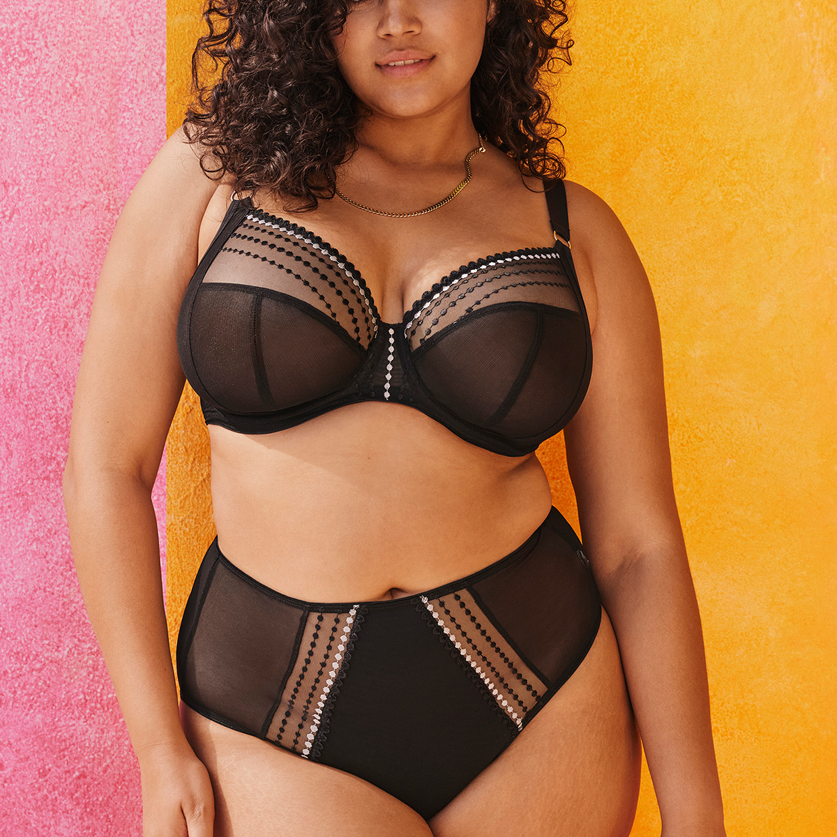 Elomi Matilda plunge BH, sort - EL8900 - BLK - Black