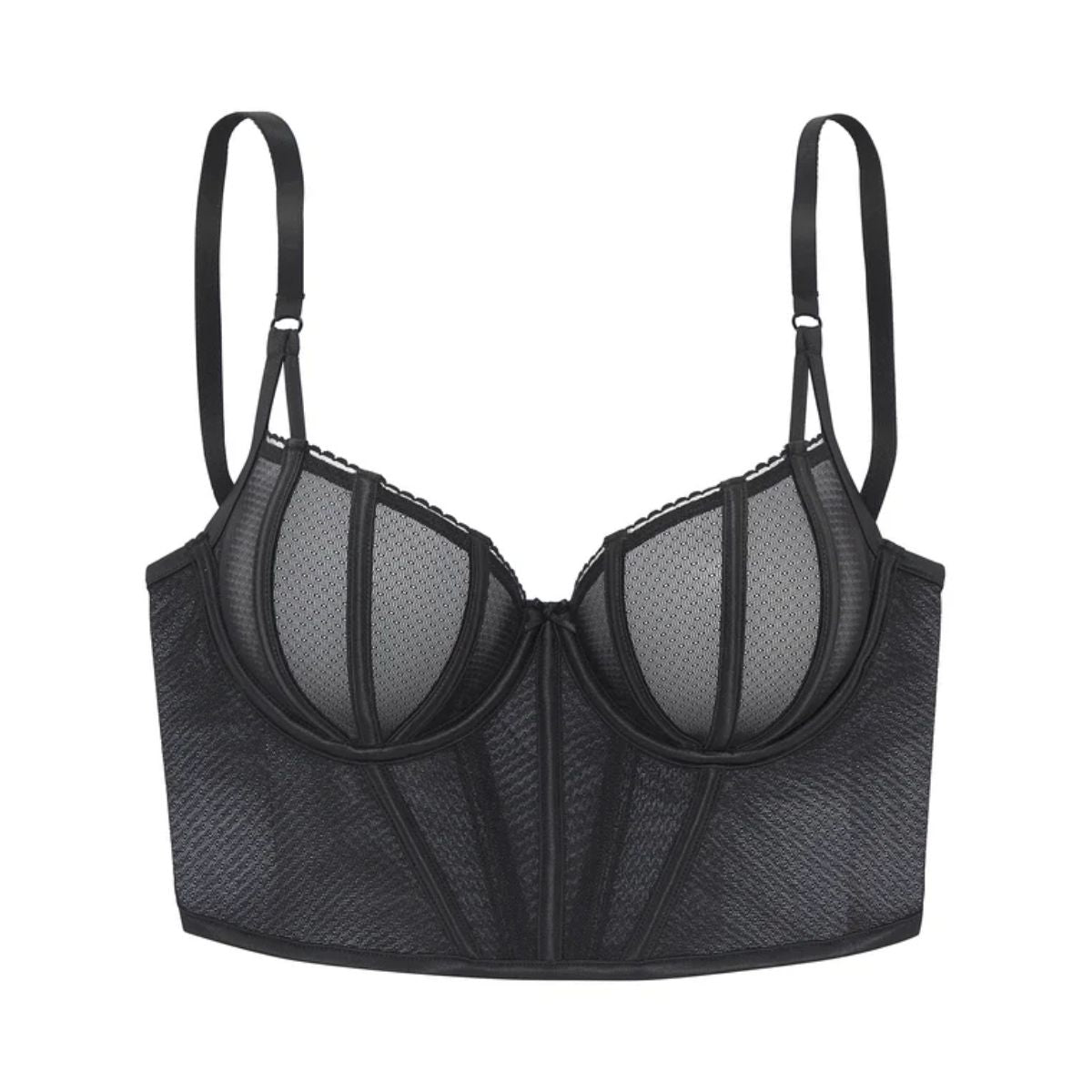 Lascana Capsule BH med bøjle, sort - PA-680-C - black - Black
