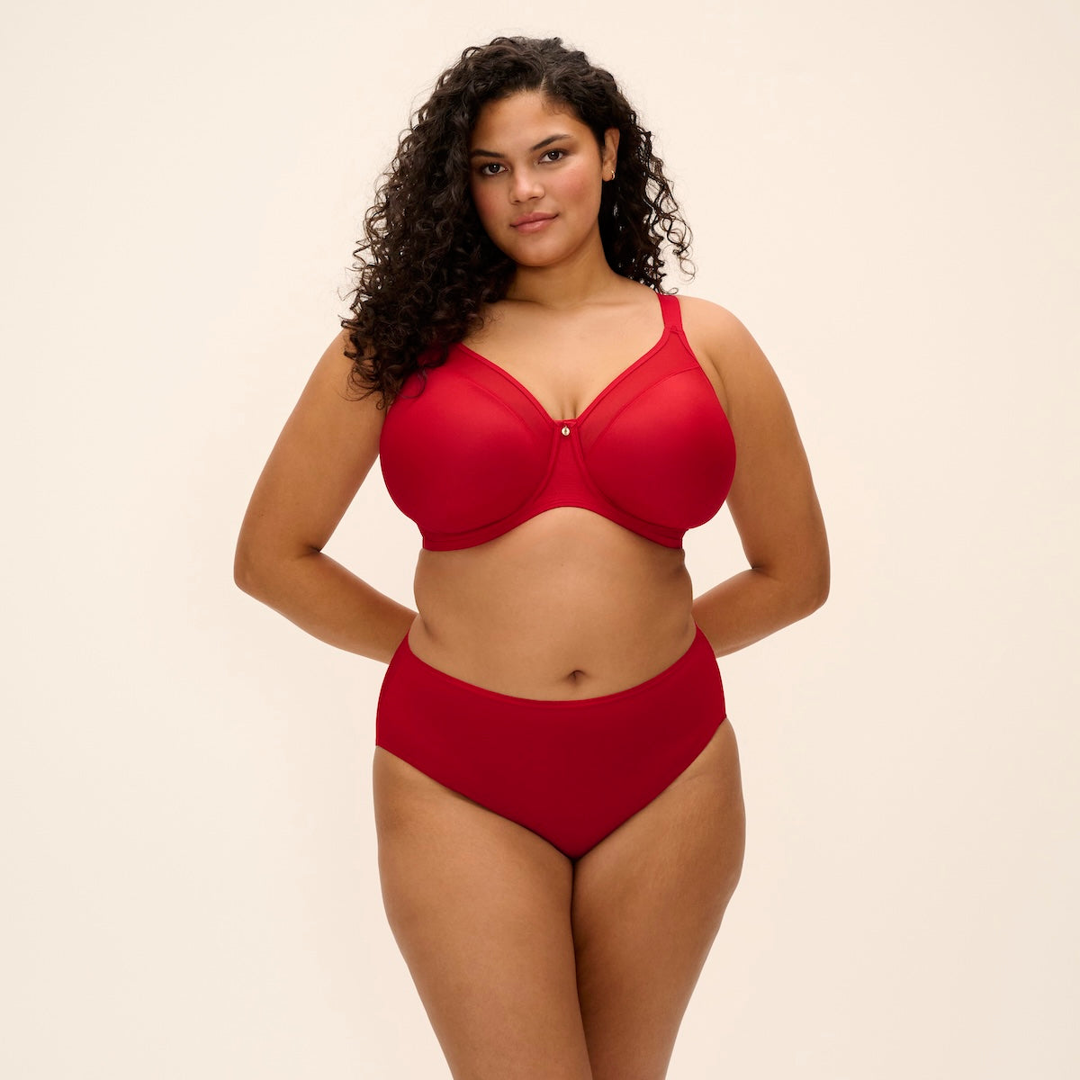 Elomi Smooth BH med bøjle, rød - EL4301 - HAD - Haute Red