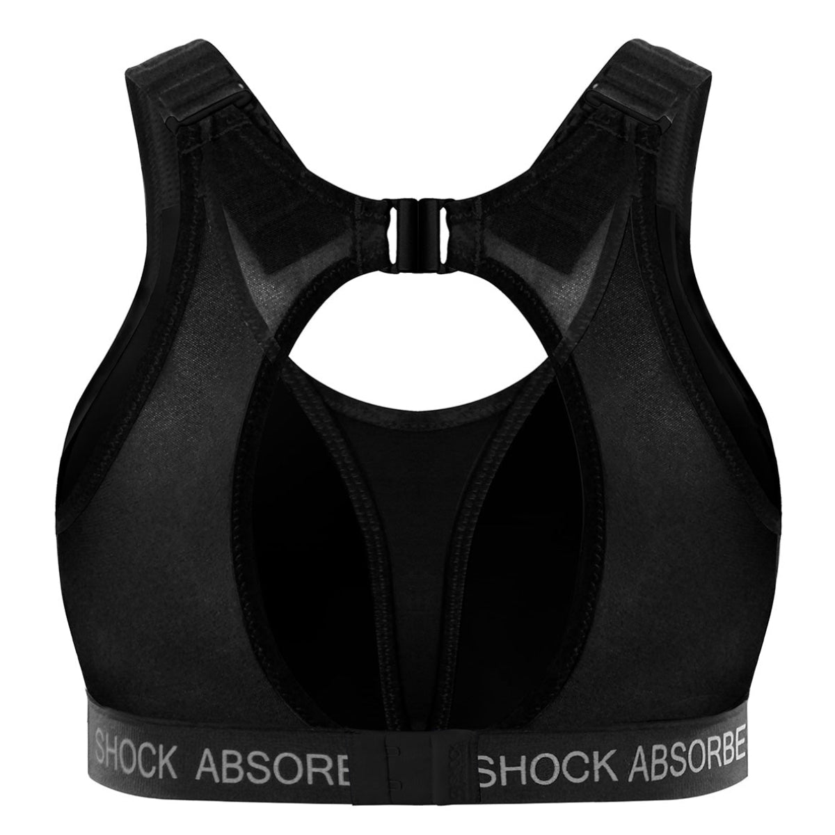 Shock Absorber Ultimate Run sports BH, sort - U10057 - KK001 - Black