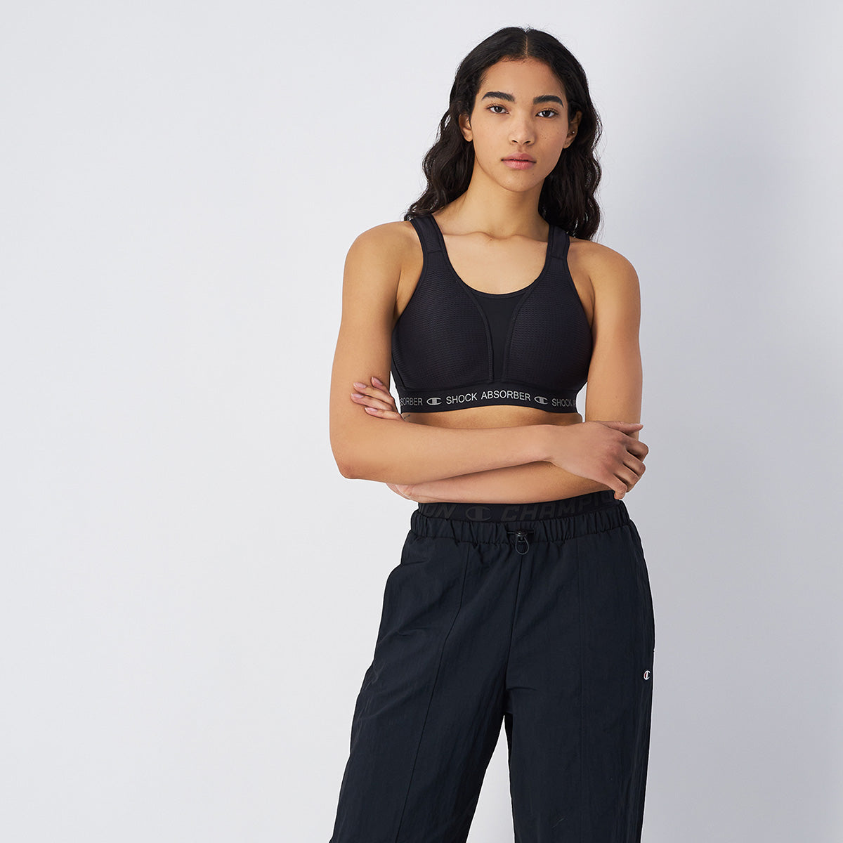 Shock Absorber Ultimate Run sports BH, sort - U10057 - KK001 - Black