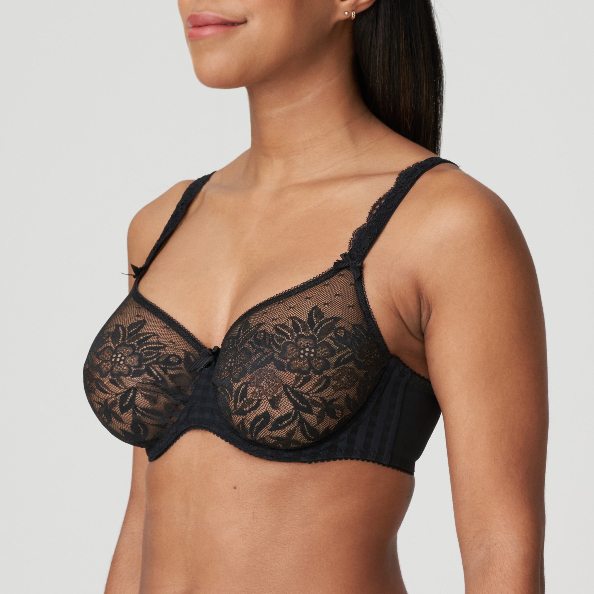 PrimaDonna Madison BH med bøjle, sort - 0262127 - ZWA - Black