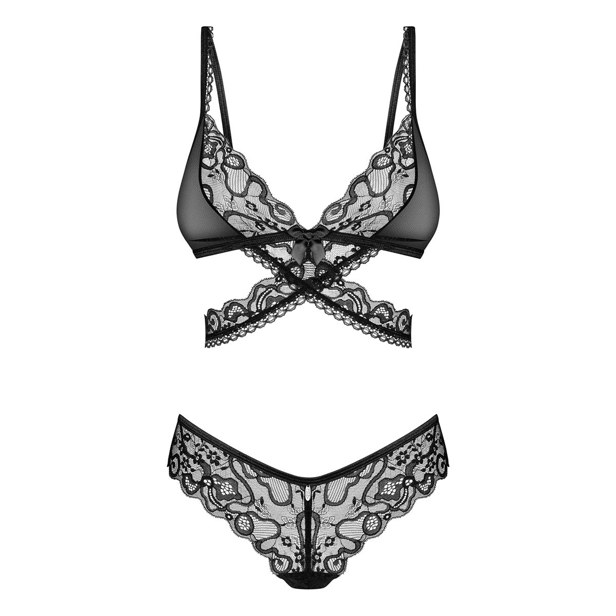 Obsessive Blomentis sæt, sort - 2215438 - BLACK - Black