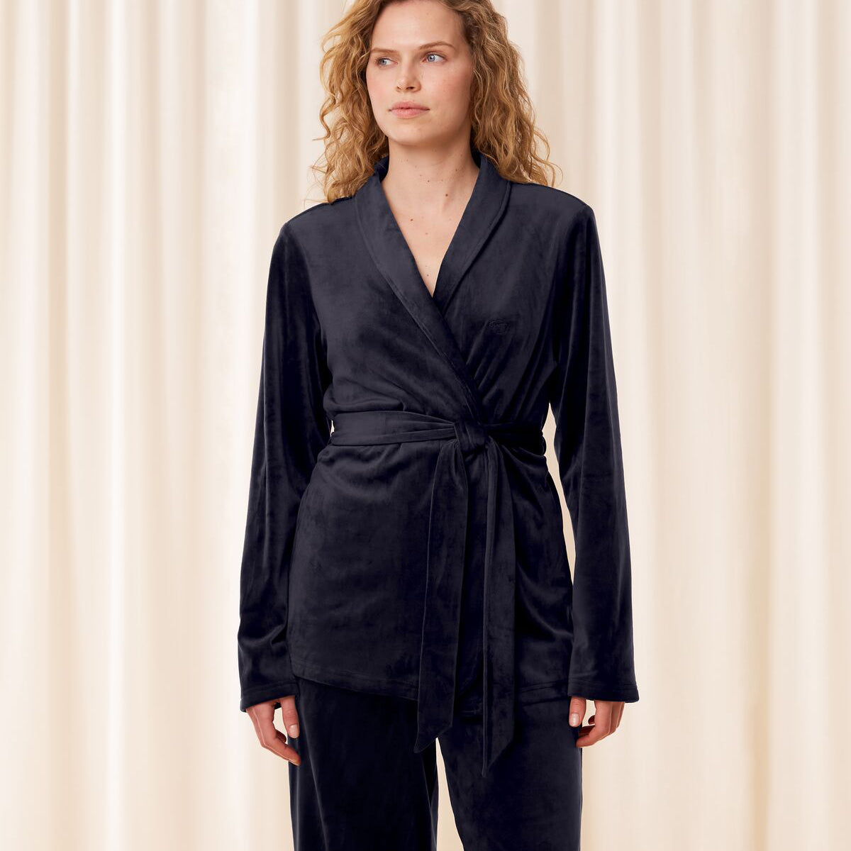 Triumph Sensual Velour - Dark Blue - 10221171-7064