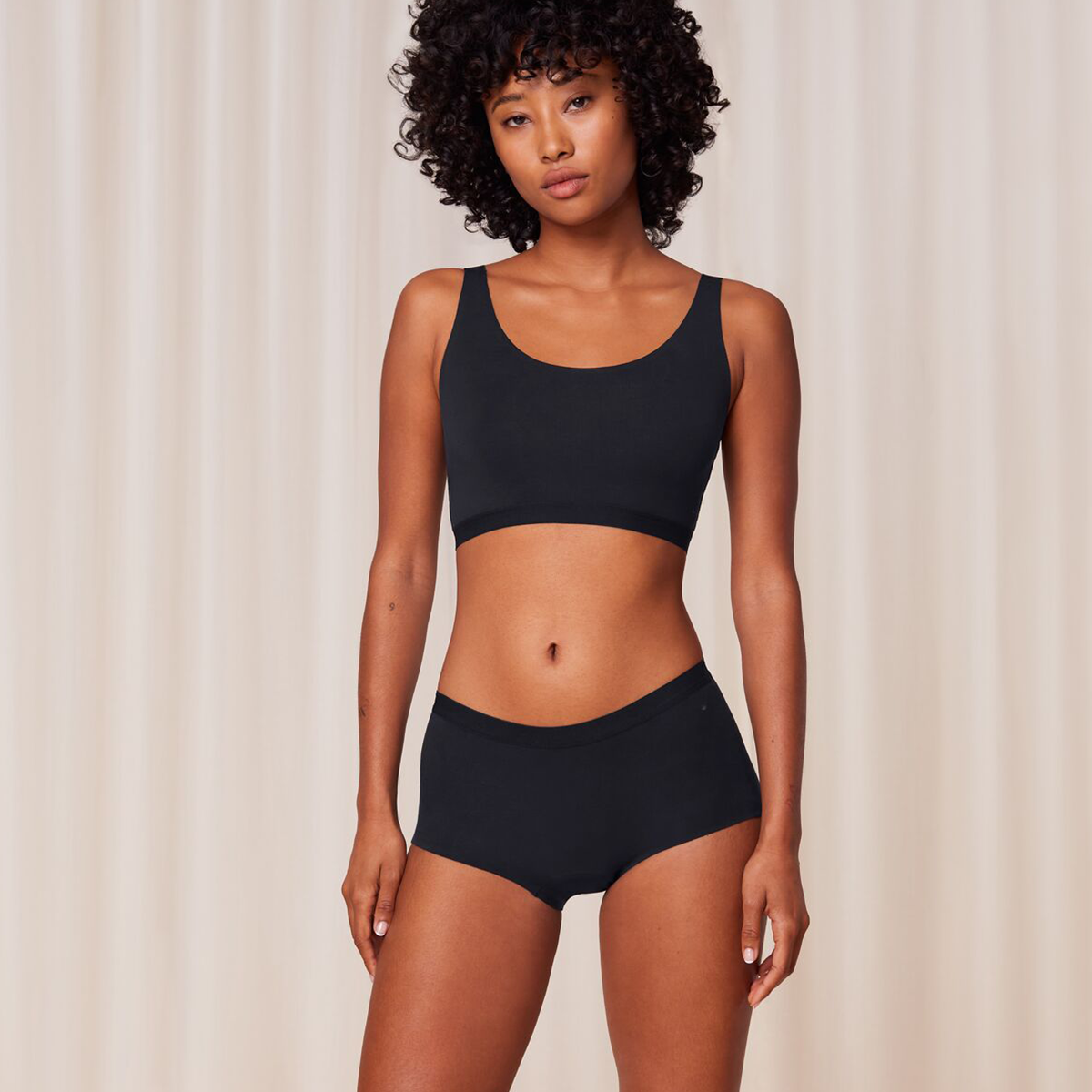 Triumph smart natural boyshort - Black - 10217875-0004