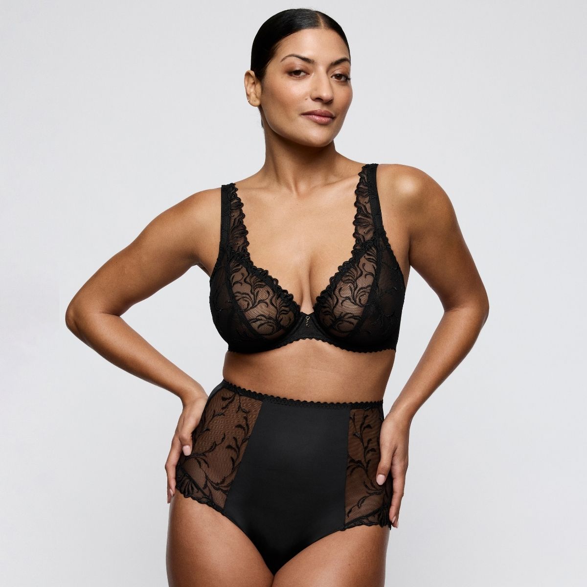 PrimaDonna Solisse plunge BH, sort - 0163644 - ZWA - Black