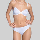 Sloggi Feel Sensational tai trusse, hvid - 10143034 - 0003 - White