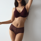 Triumph Amourette W01 BH uden vattering, rød - 10210670 - 7291 - Claret