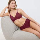 Triumph Amourette Charm W02 BH med bøjle, bordeaux - 10214458 - 6926 - Sweet Marsala