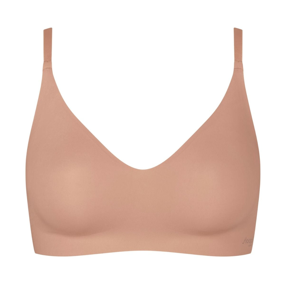 Sloggi Zero Microfibre 2.0 bralette top, brun - 10215243 - 00ME - Cameo Brown