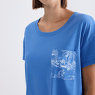 Triumph natkjole, blå - 10225066 - 005J - Ciel