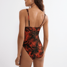 Triumph Summer Palm OP badedragt uden bøjle, orange - 10226608 - M004 - Brown