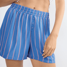 Triumph Mix & Match shorts, blå - 10227195 - 0032 - Blue Combination