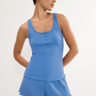 Triumph Mix & Match top, blå - 10227215 - 005J - Ciel