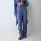 Triumph Comfort Allure natbukser, blå - 10229163 - 7873 - Indigo Veil