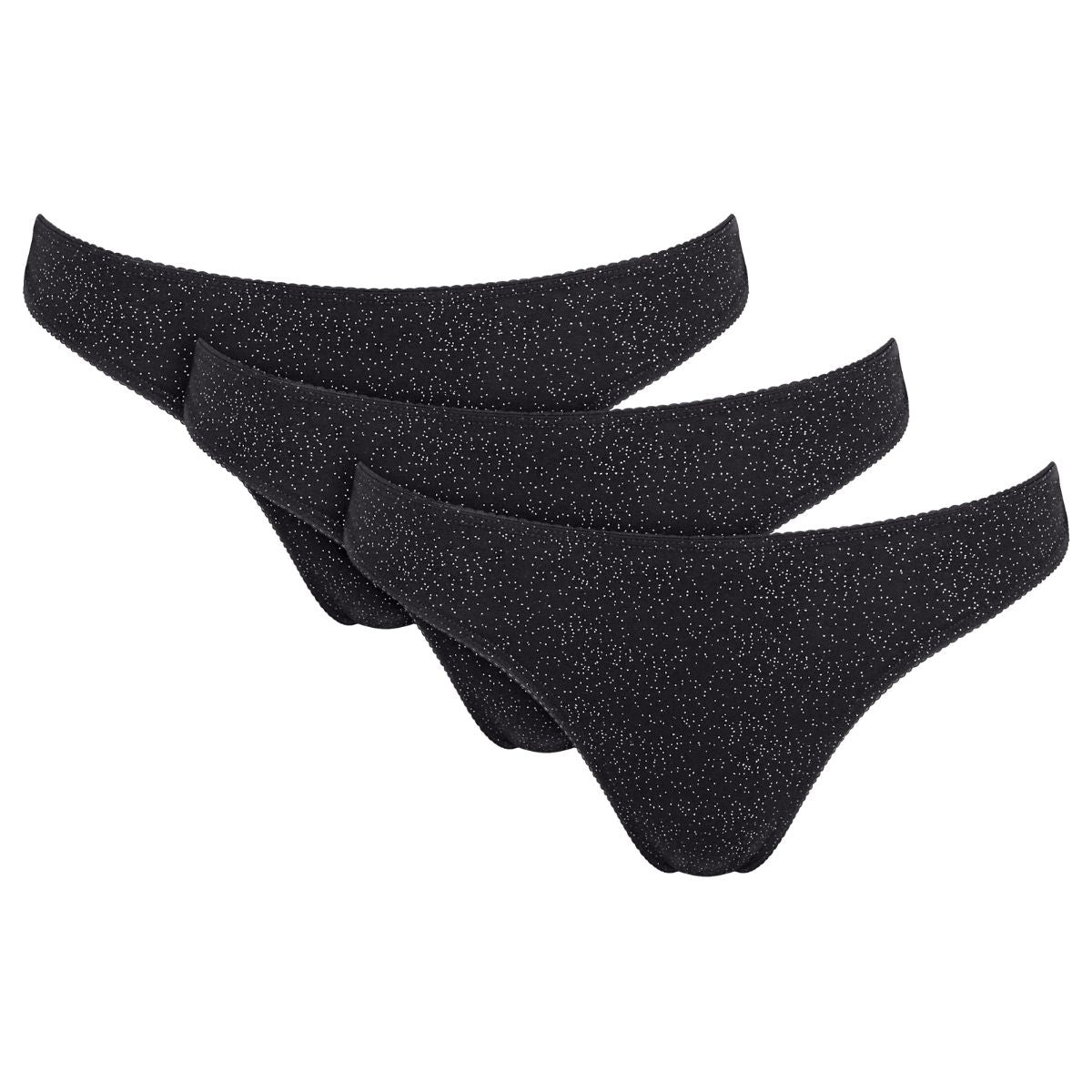 Sloggi Ultimate Sparkle 3-pak g-streng, sort - 10232034 - M014 - Black Combination