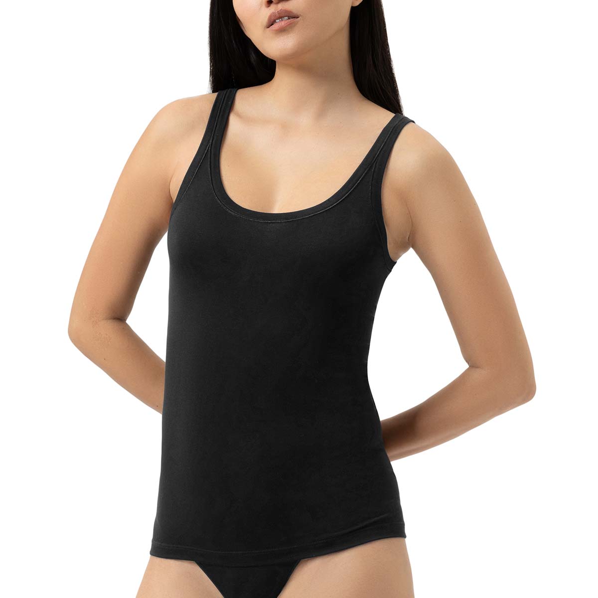 Mey Modal Pure top, sort - 1110053 - 3 - Black