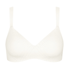Sloggi Zero Feel Bliss The Up BH top, hvid - 10228211 - 00GZ - Silk White