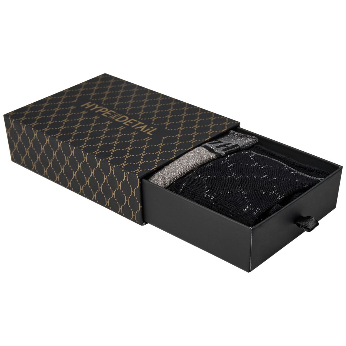 Hype The Detail 3-pak ankelstrømper, multi - 3-21555-75 - 1001 - Black/grey