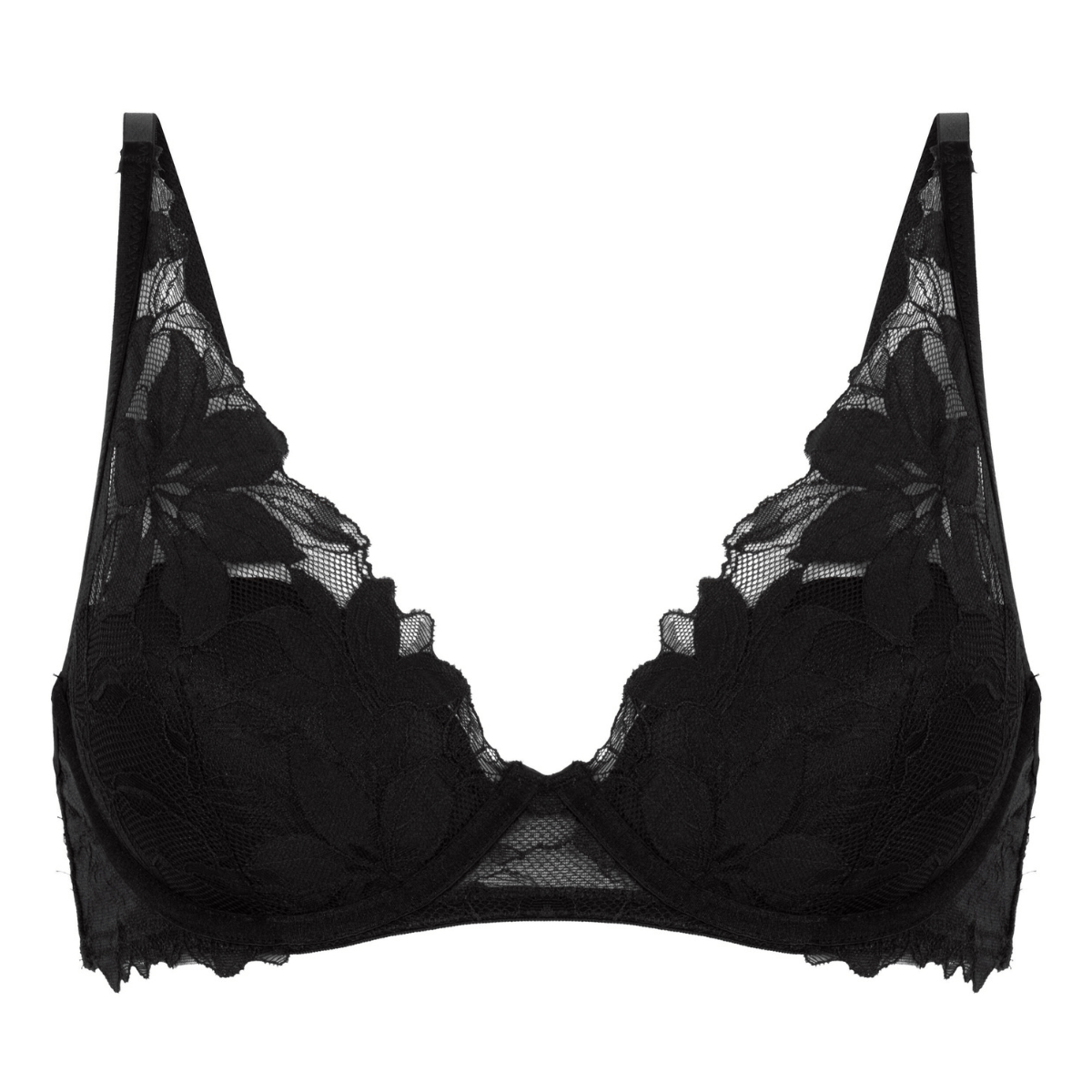 Hunkemöller Ingrid BH med bøjle, sort - 304111 - CAVIAR - Caviar