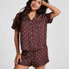 Hunkemöller shorts, brun - 306100 - Deep Mahogany - Deep Mahogany