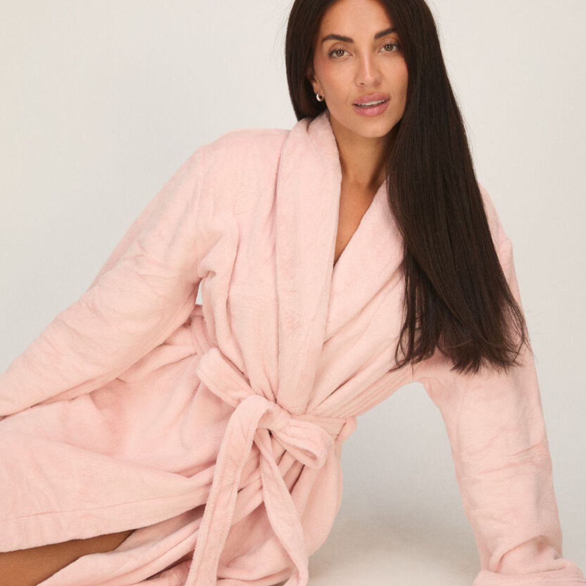 Hunkemöller badekåbe, lyserød - 307125 - Lotus - Lotus